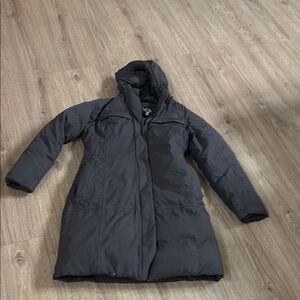 The North Face Women's Gray Small Hooded Winter Parka